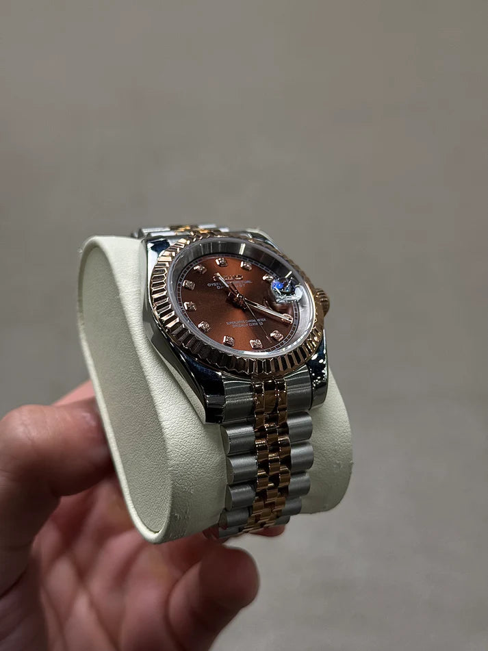 Seiko Chocolate Diamond Dial DateJust