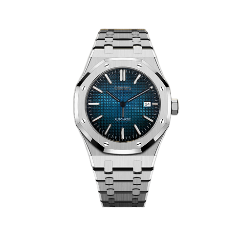 Seiko Mod - Seiko Oak Silver - Navy Oak Watch